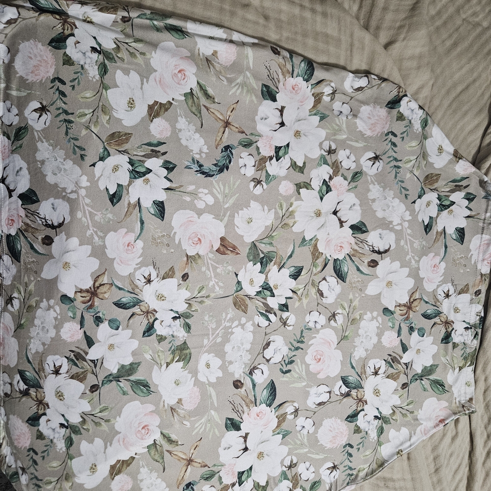 Floral Printed Carseat Cover/ Nursing Cover